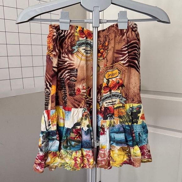 Jams World Vintage Tropical Patchwork Mini Skirt - Picture 5 of 8